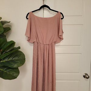 H&M pleated dress